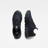 G-Star RAW® Theq Run Black Outsole Denim Sneakers Meerkleurig both shoes