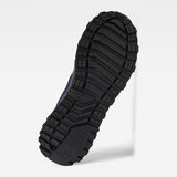 G-Star RAW® Theq Run Black Outsole Denim Sneakers Meerkleurig sole view