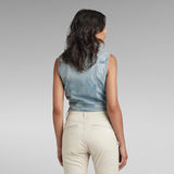 G-Star RAW® Slim Denim Vest Evergreen Light blue