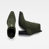 G-Star RAW® Mysid Mid Knit Zip Boots Green both shoes