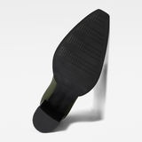 G-Star RAW® Mysid Mid Knit Zip Boots Green sole view