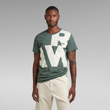 G-Star RAW® Scaled Up Raw Chest T-Shirt Green