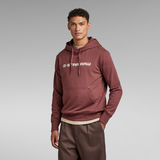 G-Star RAW® Graphic Core Hoodie Brown