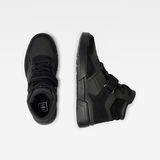 G-Star RAW® Attacc Mid Tonal Sneakers Black both shoes