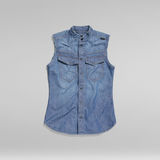 G-Star RAW® Premium Slim Denim Sleeveless Shirt Medium blue