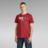 G-Star RAW® Multi Colored RAW. T-Shirt Red