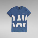 G-Star RAW® Raw Strike Thru T-Shirt Medium blue