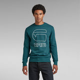 G-Star RAW® Graphic GRAW Sweater Green