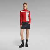 G-Star RAW® Y2K Zip Through Knit Red