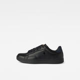 G-Star RAW® Cadet Leather Denim Sneakers Black side view