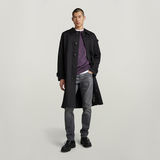 G-Star RAW® Unisex Straight Trench Black