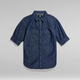 G-Star RAW® Western Kick Puff Slim Shirt Dark blue