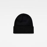 G-Star RAW® Effo Long Beanie Zwart back flat