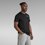 G-Star RAW® Graphic Ribbed T-Shirt Black