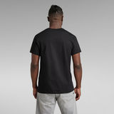 G-Star RAW® Graphic Ribbed T-Shirt Black