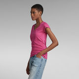 G-Star RAW® Eyben Slim V-Neck  T-Shirt Pink