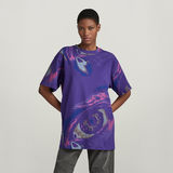 G-Star RAW® Printed Boxy U Top Multi color