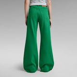 G-Star RAW® Deck Ultra High Wide Leg Jeans Green