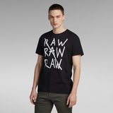 G-Star RAW® RAW RAW RAW T-Shirt Schwarz