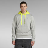 G-Star RAW® Color Blocking Hooded Sweatshirt Grau