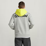 G-Star RAW® Color Blocking Hooded Sweater Grey