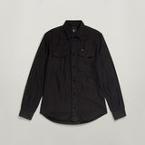 G-Star RAW® Camisa Marine Slim Negro