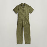 G-Star RAW® Relaxed Short Sleeve Jumpsuit Green