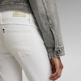 G-Star RAW® Lynn Mid Skinny Jeans Weiß