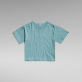 G-Star RAW® Overdyed Deep V-Neck Loose T-Shirt Green