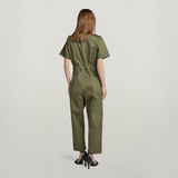 G-Star RAW® Relaxed Short Sleeve Jumpsuit Green