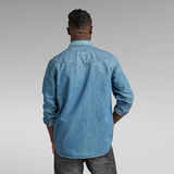 G-Star RAW® Unisex Premium Dakota Regular Shirt Evergreen Medium blue