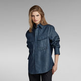 G-Star RAW® Unisex Premium Dakota Regular Shirt Evergreen Dark blue