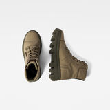 G-Star RAW® Noxer High Canvas Boots Green both shoes