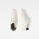 G-Star RAW® Rovic Tumbled Leather Sneakers Weiß both shoes