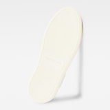 G-Star RAW® Rovic Tumbled Leather Sneakers White sole view