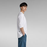 G-Star RAW® Premium Dommic Stalt Pocket T-Shirt Weiß