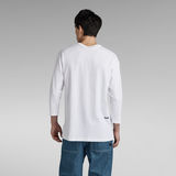 G-Star RAW® Premium Dommic Stalt Pocket T-Shirt Weiß