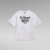 G-Star RAW® Unisex Foxy Boxy T-Shirt Weiß