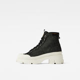 G-Star RAW® Bottines Aefon II Mid RF Denim Noir side view