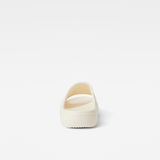 G-Star RAW® D Staq Tonal Slides White back view