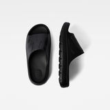 G-Star RAW® D Staq Tonal Slides Black both shoes