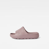 G-Star RAW® D Staq Tonal Slides Pink side view