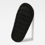 G-Star RAW® D Staq Tonal Slides Black sole view