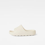 G-Star RAW® D Staq Tonal Pantolette Weiß side view