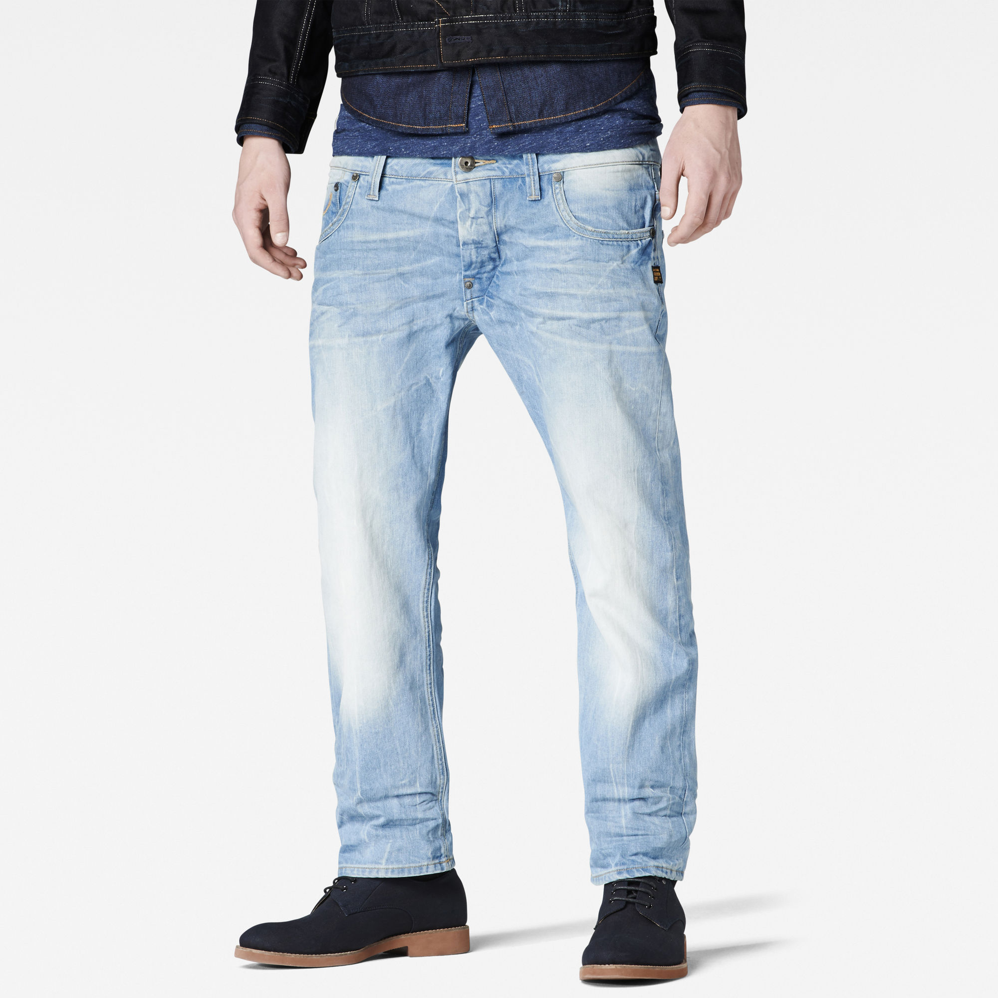 Attacc Low Straight Jeans Men Light blue GStar RAW®