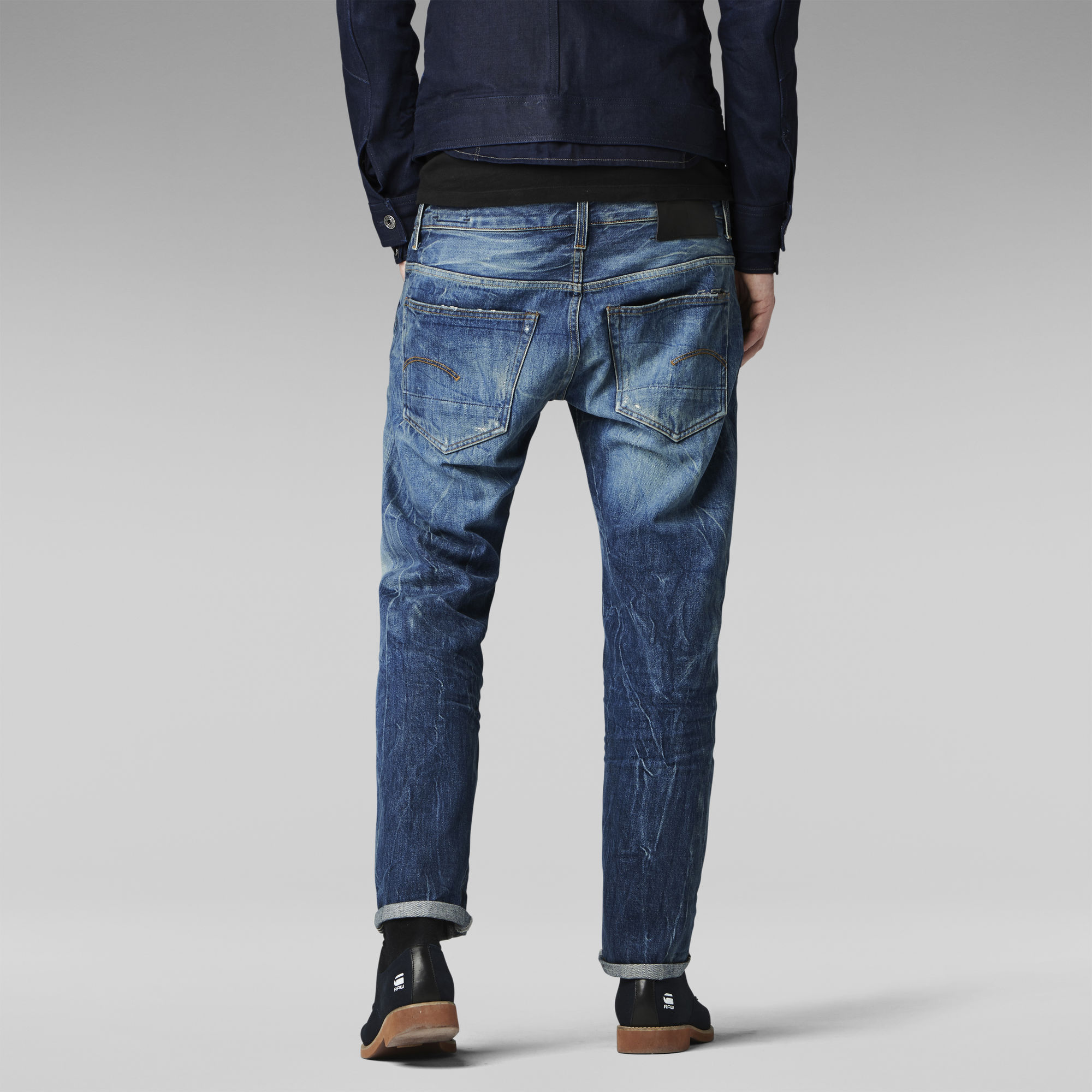 3301 Low Tapered Red Listing Jeans | lt aged | G-Star RAW®