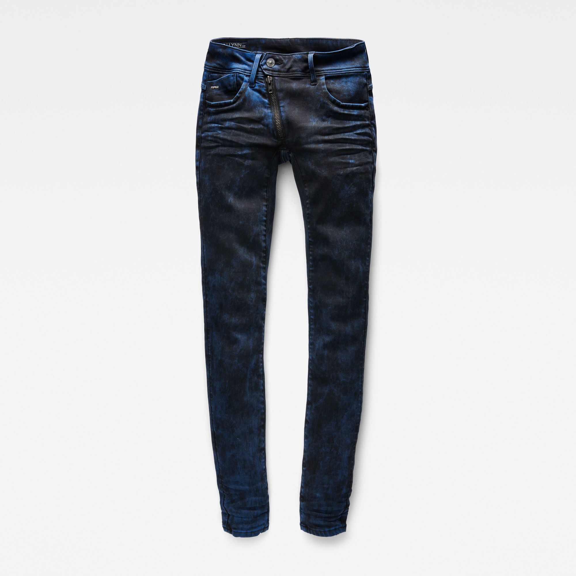 Lynn Zip Mid Waist Skinny Jeans | Medium blue | G-Star RAW®