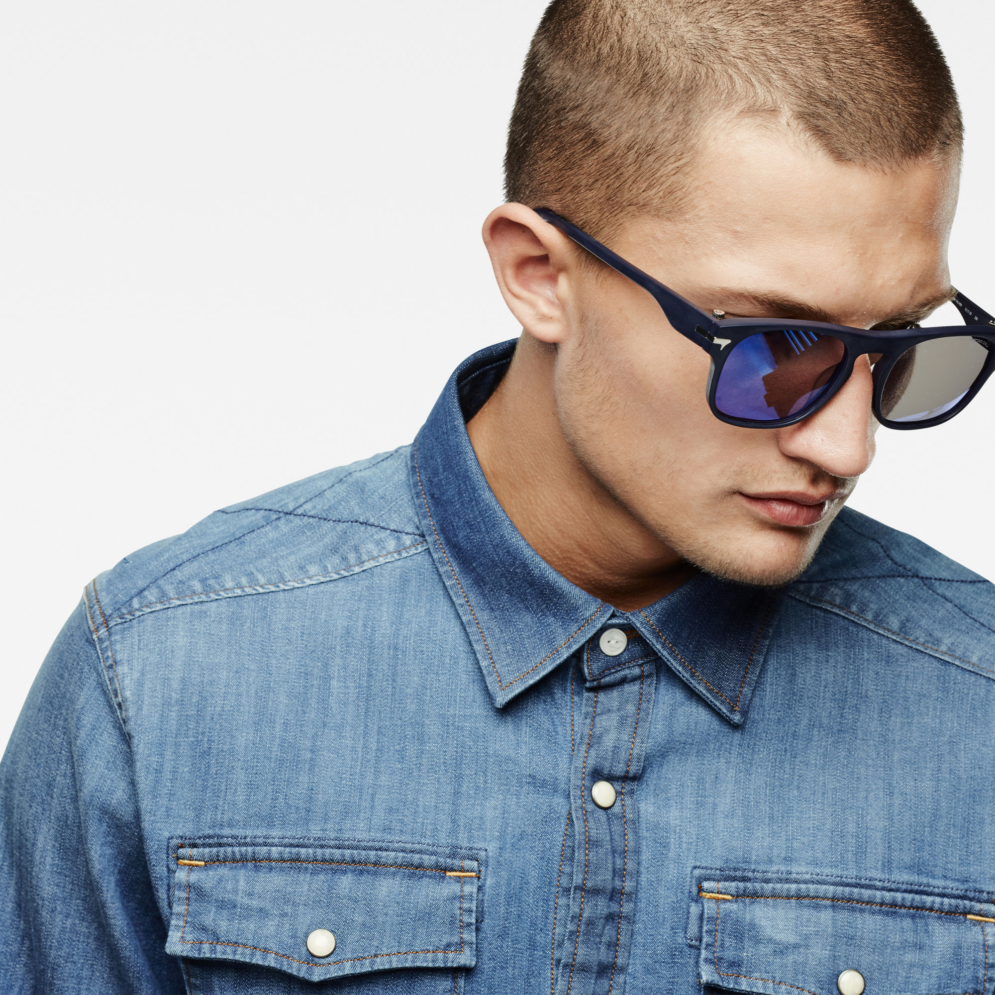 Thin Holmer Sunglasses Dark Blue G Star Raw®