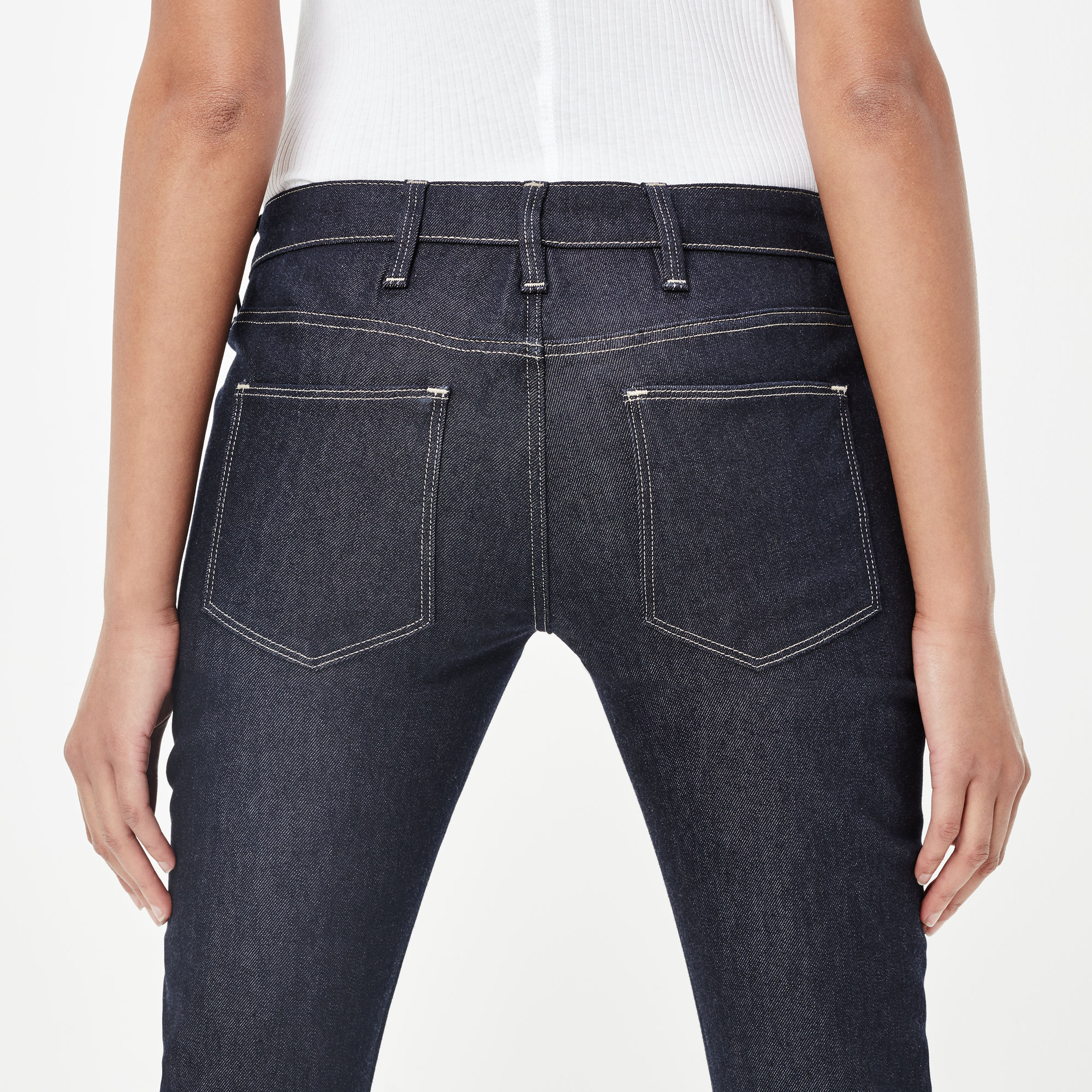 mid waist skinny jeans