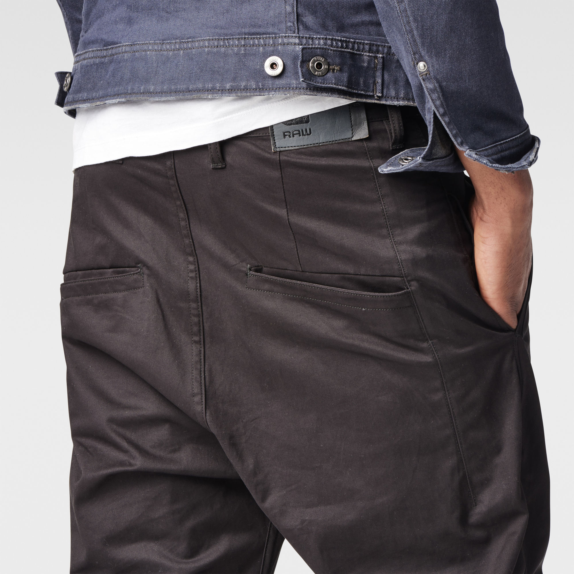 Talib High Waist Bronson Chino | Black | Men | G-Star RAW®